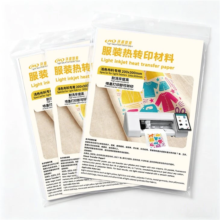 Light Fabric Heat Transfer Paper Light Fabric Heat Transfer Paper