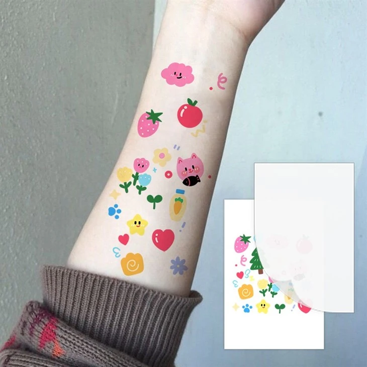Water Transfer Temporary Tattoo Paper for Laser Inkjet Printer White Blank DIY Printable Slide Decal Mycut high quality Water Transfer Temporary Tattoo Paper for Laser Inkjet Printer White Blank DIY Printable Slide Decal Mycut high quality